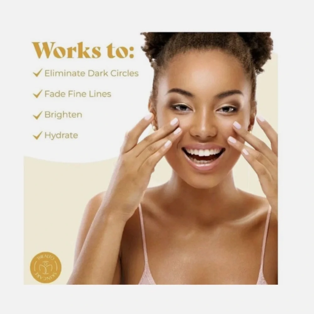 ✨ THEALTO 24K Gold Anti-Aging Under Eye Serum 20 mL | Dark Circles Fine Lines
